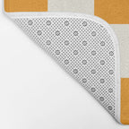 Citrus Check Pattern Bath Mat Gallery Image 2