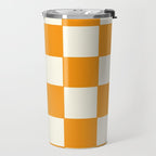 Citrus Check Pattern Travel Mug Gallery Image 2