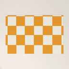 Citrus Check Pattern Welcome Mat Gallery Image 1