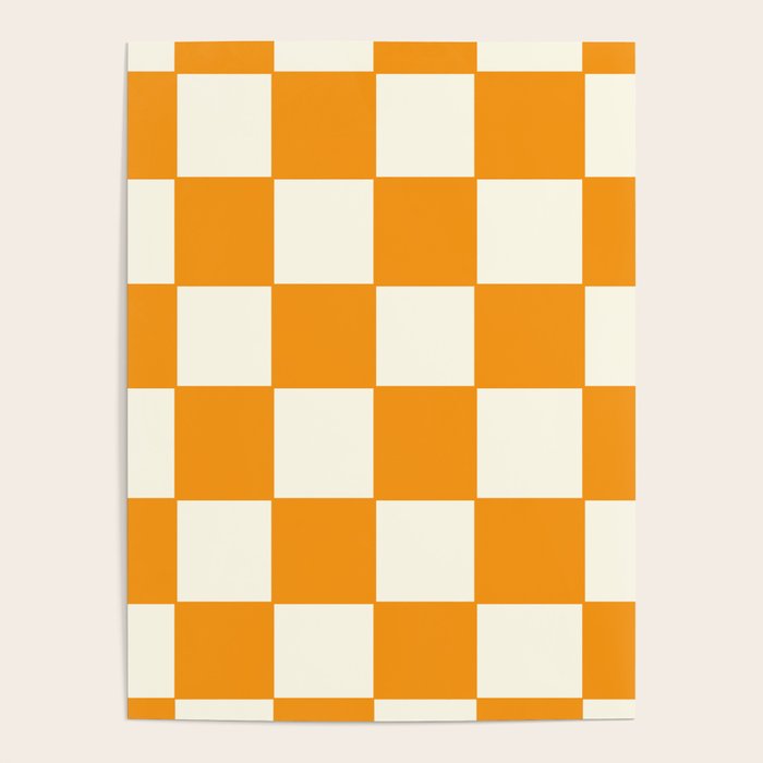 Citrus Check Pattern Poster Gallery Image 4