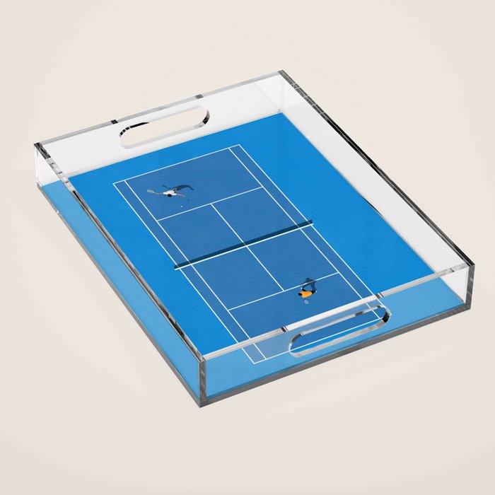 Australian Open Grand Slam | Blue Tennis Court  Acrylic Tray Gallery Image 1