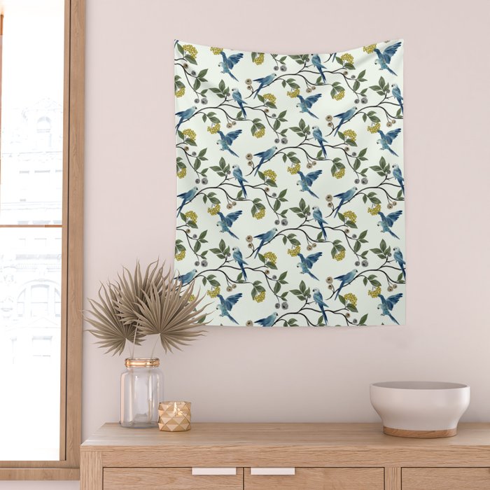 Spix Macaws Wall Tapestry Gallery Image 2