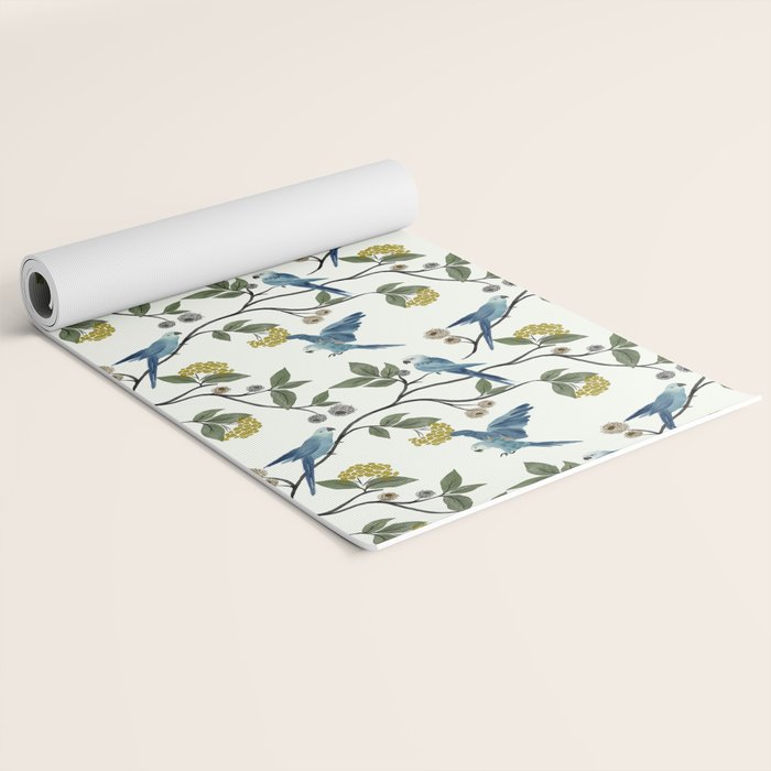 Spix Macaws Yoga Mat Gallery Image 2