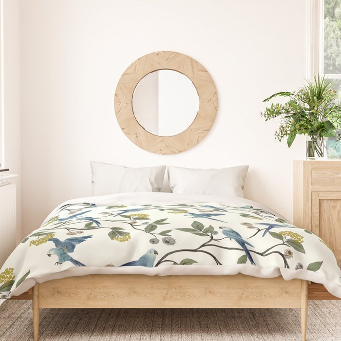 Spix Macaws Duvet Cover Gallery Image 3