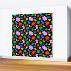 Colorful abstract organic shape art pattern Wall Mural Gallery Image 2