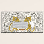 Tiger Vase Desk Mat Gallery Image 1