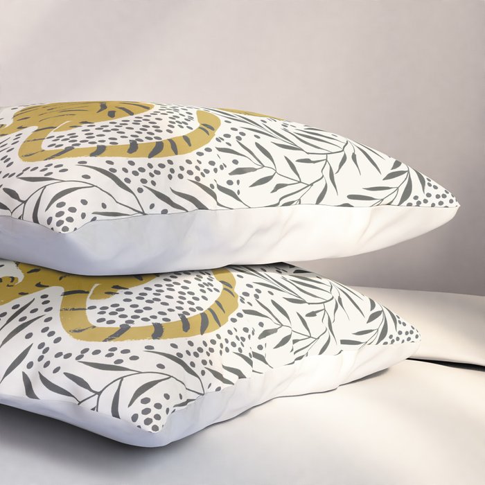 Tiger Vase Pillow Sham Gallery Image 3