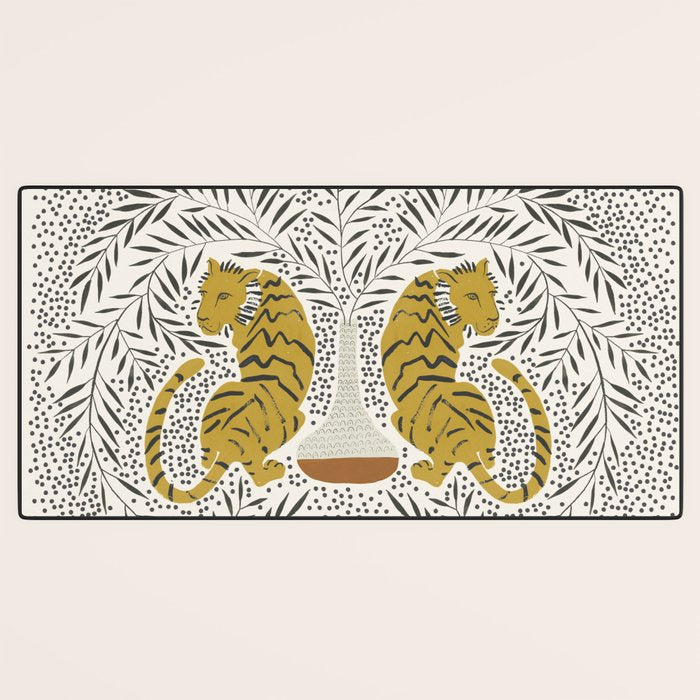 Tiger Vase Desk Mat Gallery Image 3