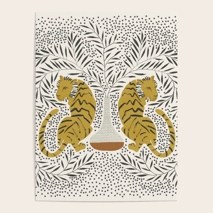 Tiger Vase Poster Gallery Image 4