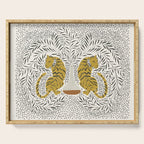 Tiger Vase Serving Tray Gallery Image 1