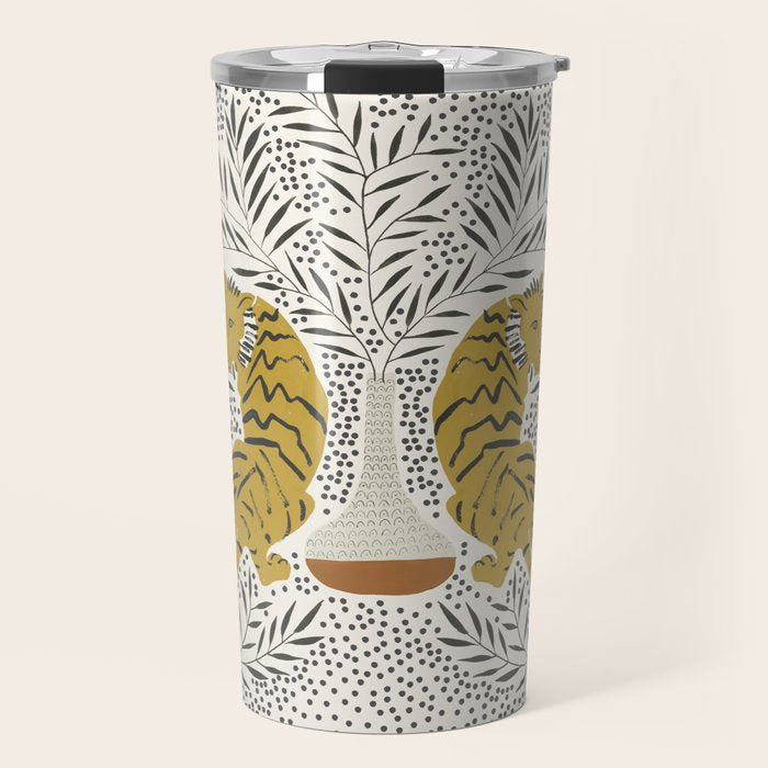 Tiger Vase Travel Mug Gallery Image 1