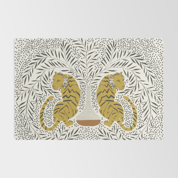 Tiger Vase Rug Gallery Image 2