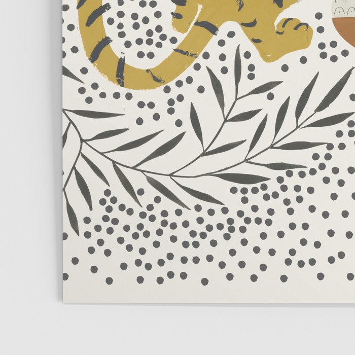 Tiger Vase Poster Gallery Image 3