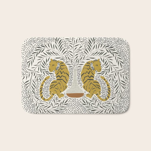 Tiger Vase Bath Mat Gallery Image 1