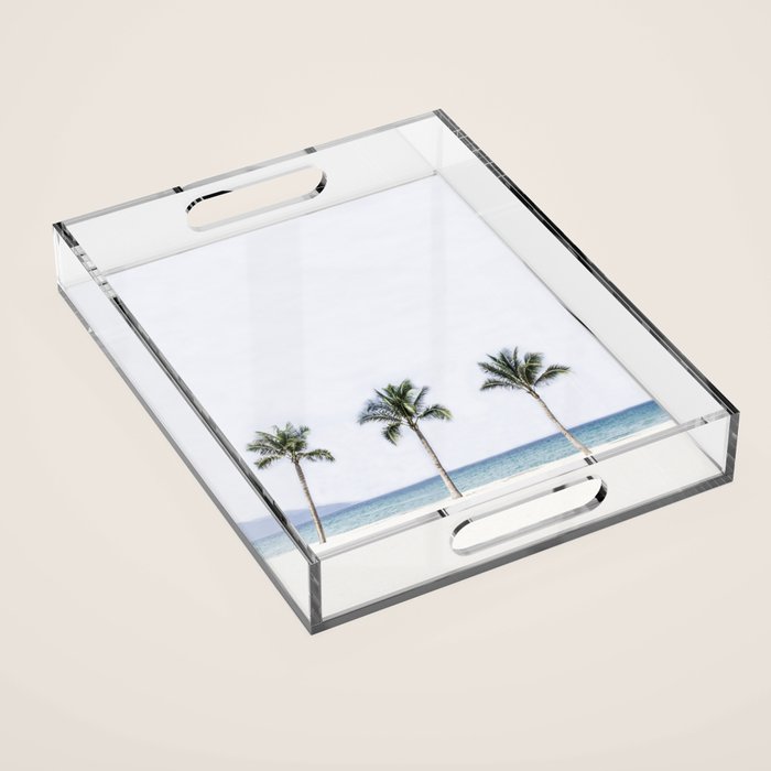 Palm trees 6 Acrylic Tray Gallery Image 1