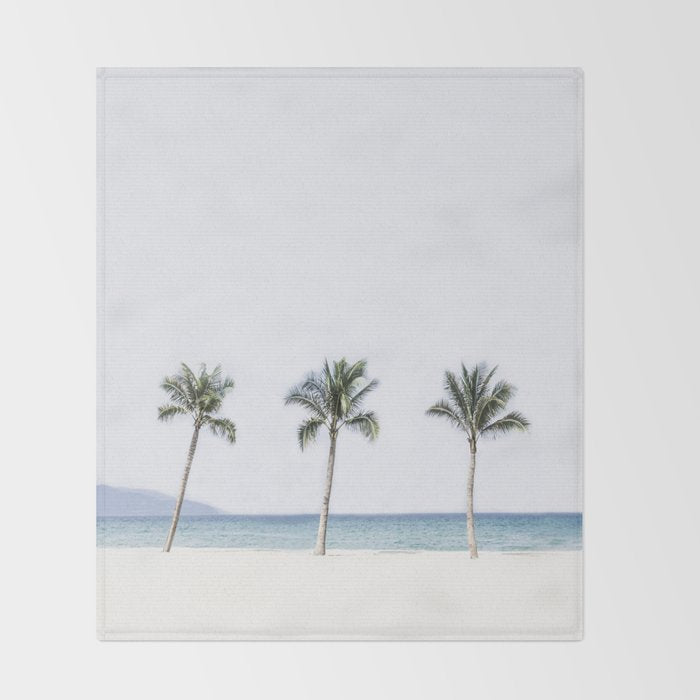 Palm trees 6 Throw Blanket Gallery Image 2
