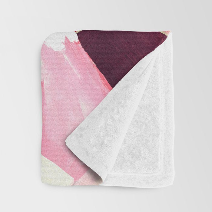 Blush Berry Peaks Throw Blanket Gallery Image 3