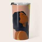 Girl and Her Lemons Travel Mug Gallery Image 3