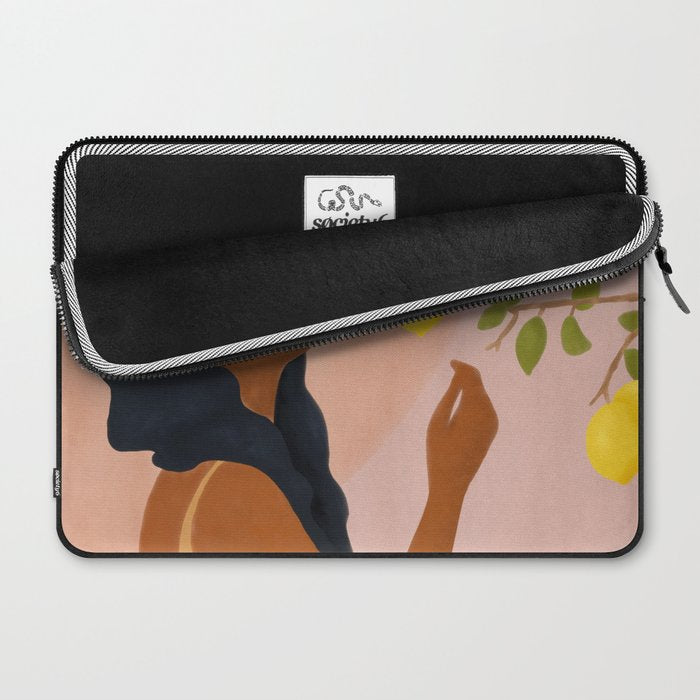 Girl and Her Lemons Laptop Sleeve Gallery Image 2
