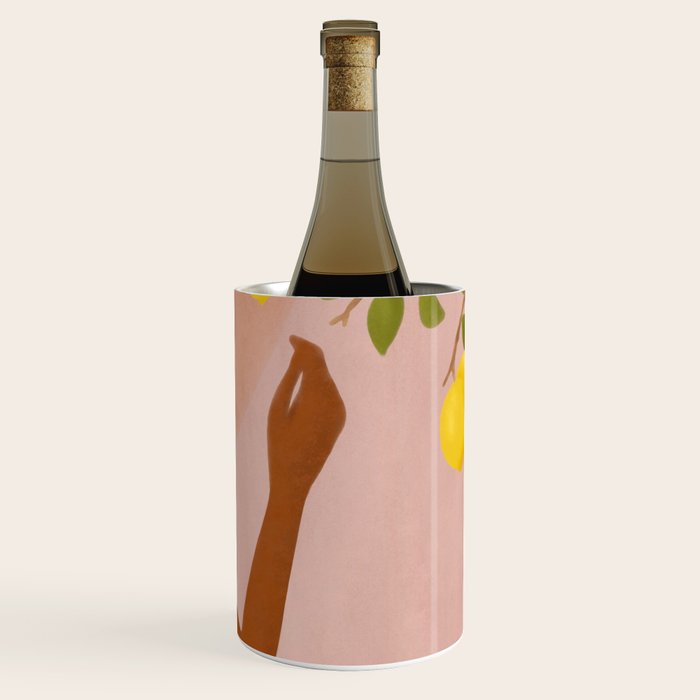 Girl and Her Lemons Wine Chiller Gallery Image 3