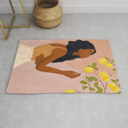 Girl and Her Lemons Rug Gallery Image 1