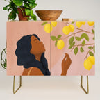 Girl and Her Lemons Credenza Gallery Image 1
