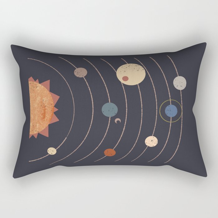 Equal Orbit Rectangular Pillow Gallery Image 1