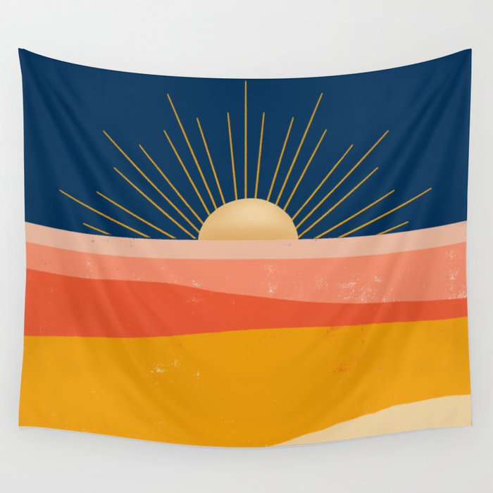Here comes the Sun Wall Tapestry Gallery Image 4