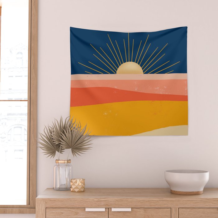 Here comes the Sun Wall Tapestry Gallery Image 2