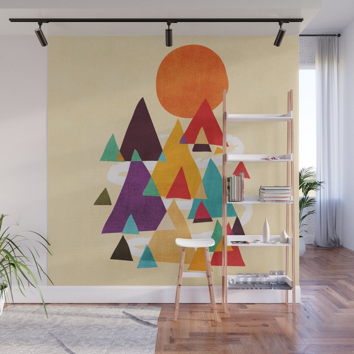 Let's visit the mountains Wall Mural Gallery Image 1