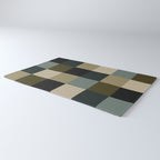 Bold Earthy Checks Pattern - Large IV Rug Gallery Image 3