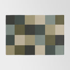 Bold Earthy Checks Pattern - Large IV Rug Gallery Image 2