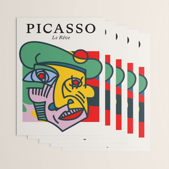 The Dream | Pablo Picasso - Le Reve Wrapping Paper Gallery Image 3