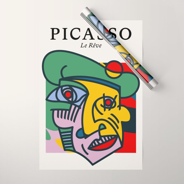 The Dream | Pablo Picasso - Le Reve Wrapping Paper Gallery Image 1