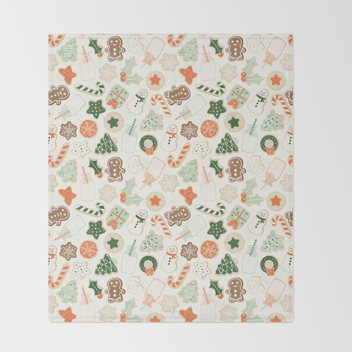 Christmas Cookies Throw Blanket Gallery Image 2
