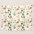 Christmas Cookies Wall Tapestry Gallery Image 4