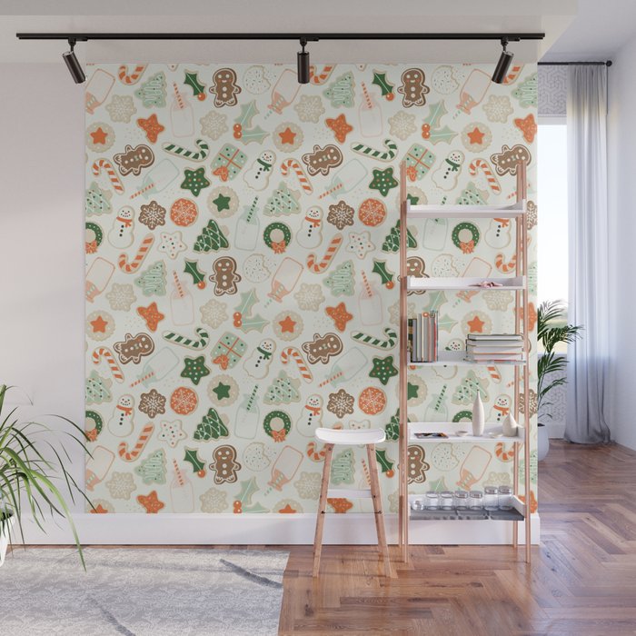 Christmas Cookies Wall Mural Gallery Image 1