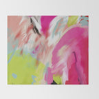 pink feelings Throw Blanket Gallery Image 2