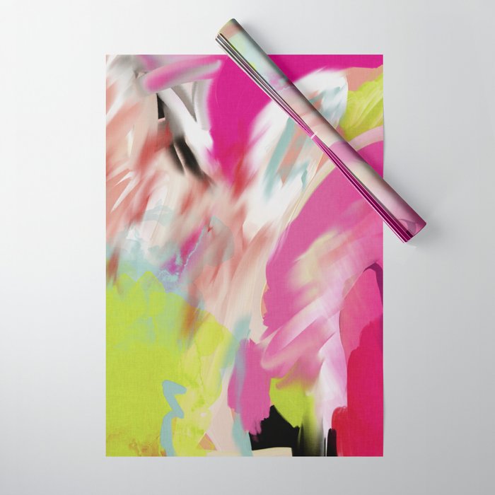 pink feelings Wrapping Paper Gallery Image 1