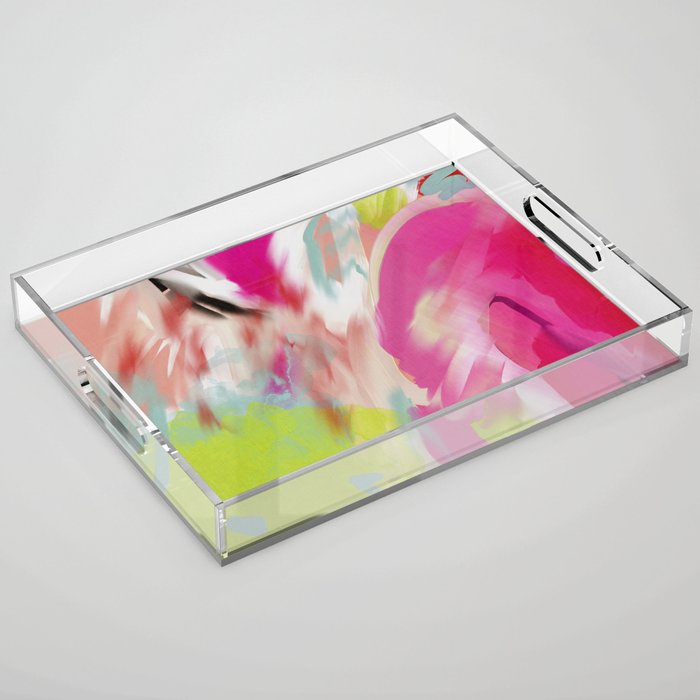pink feelings Acrylic Tray Gallery Image 1