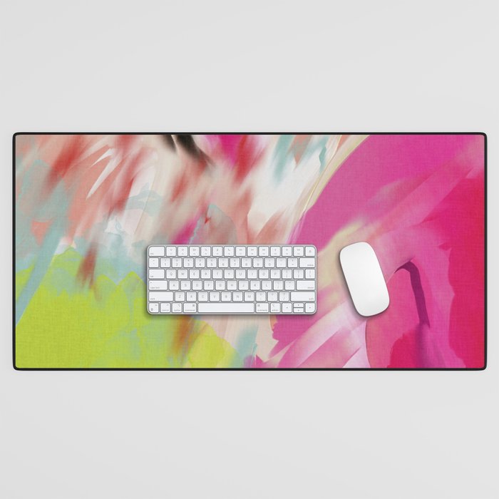 pink feelings Desk Mat Gallery Image 1