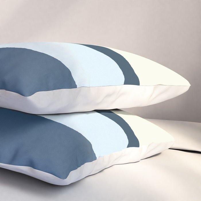 Layered 1-3 - Abstract Landscape Pillow Sham Gallery Image 3