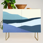 Layered 1-3 - Abstract Landscape Credenza Gallery Image 1