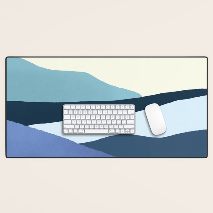 Layered 1-3 - Abstract Landscape Desk Mat Gallery Image 1