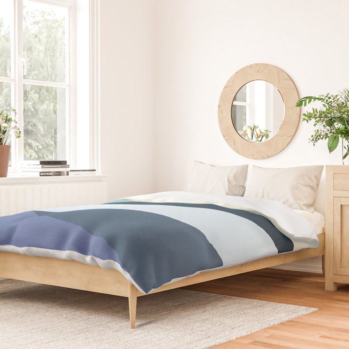 Layered 1-3 - Abstract Landscape Duvet Cover Gallery Image 2