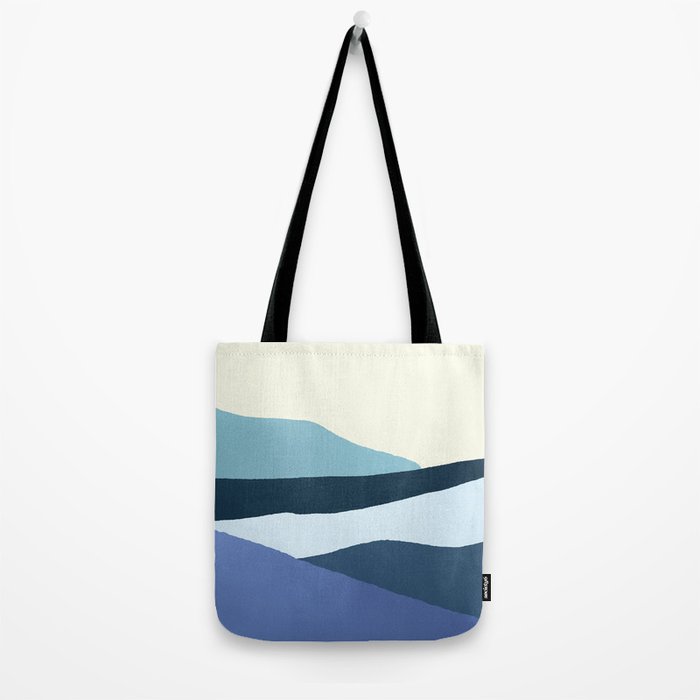 Layered 1-3 - Abstract Landscape Tote Bag Gallery Image 2