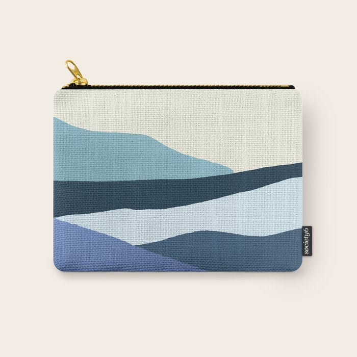 Layered 1-3 - Abstract Landscape Carry All Pouch Gallery Image 1