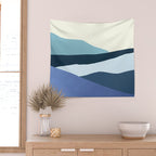 Layered 1-3 - Abstract Landscape Wall Tapestry Gallery Image 2