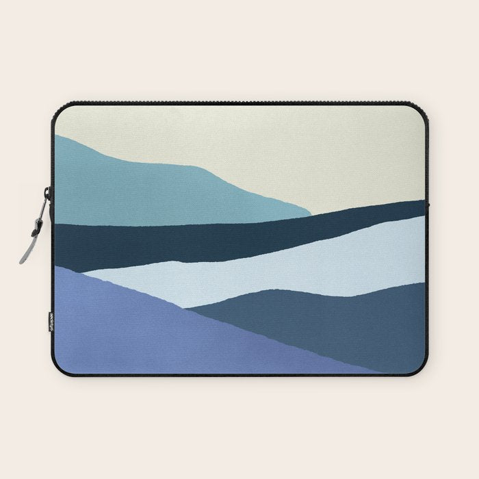 Layered 1-3 - Abstract Landscape Laptop Sleeve Gallery Image 1