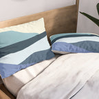 Layered 1-3 - Abstract Landscape Pillow Sham Gallery Image 2